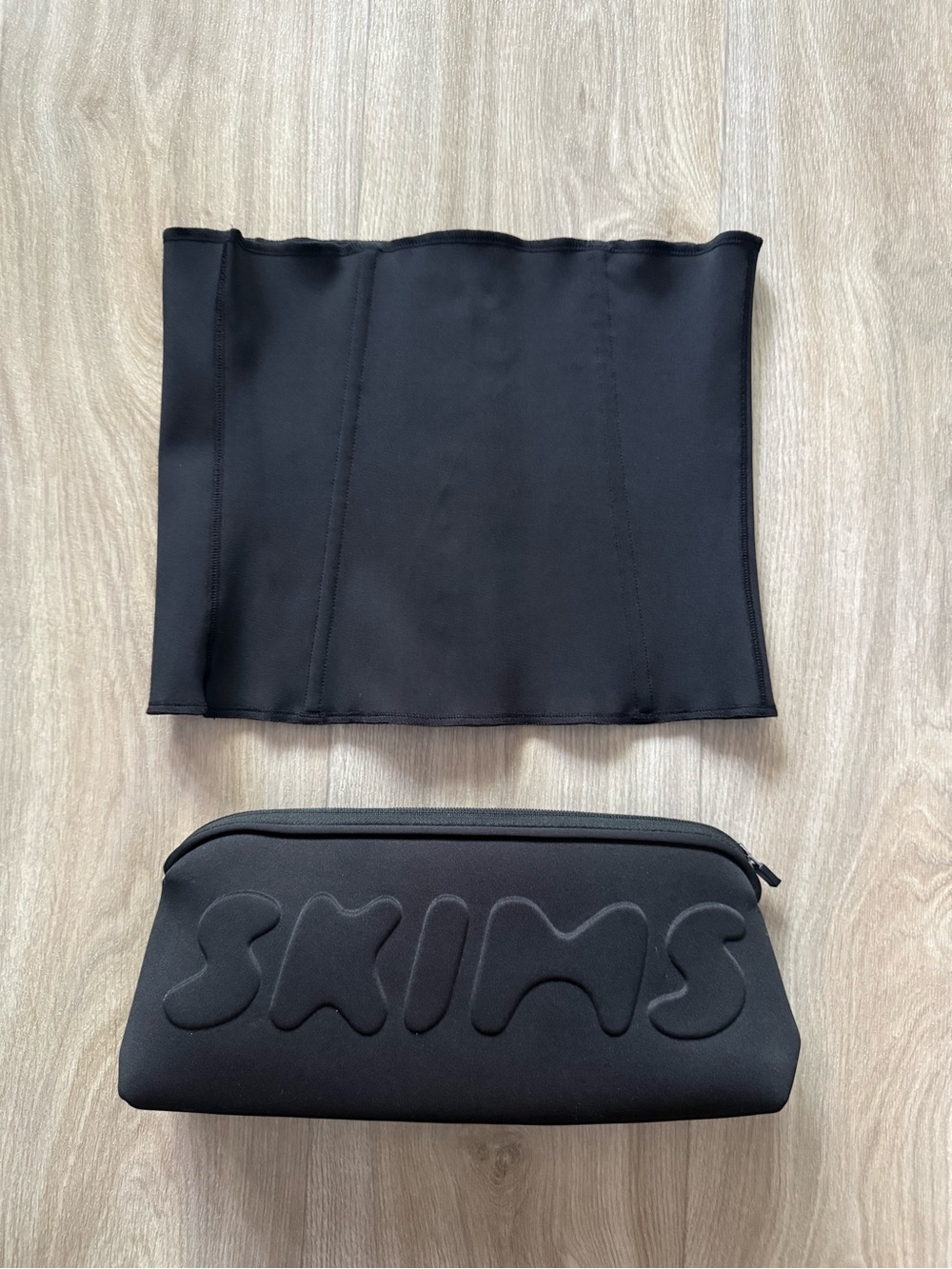 SKIMS Black Waist Trainer Shapewear Size Large
